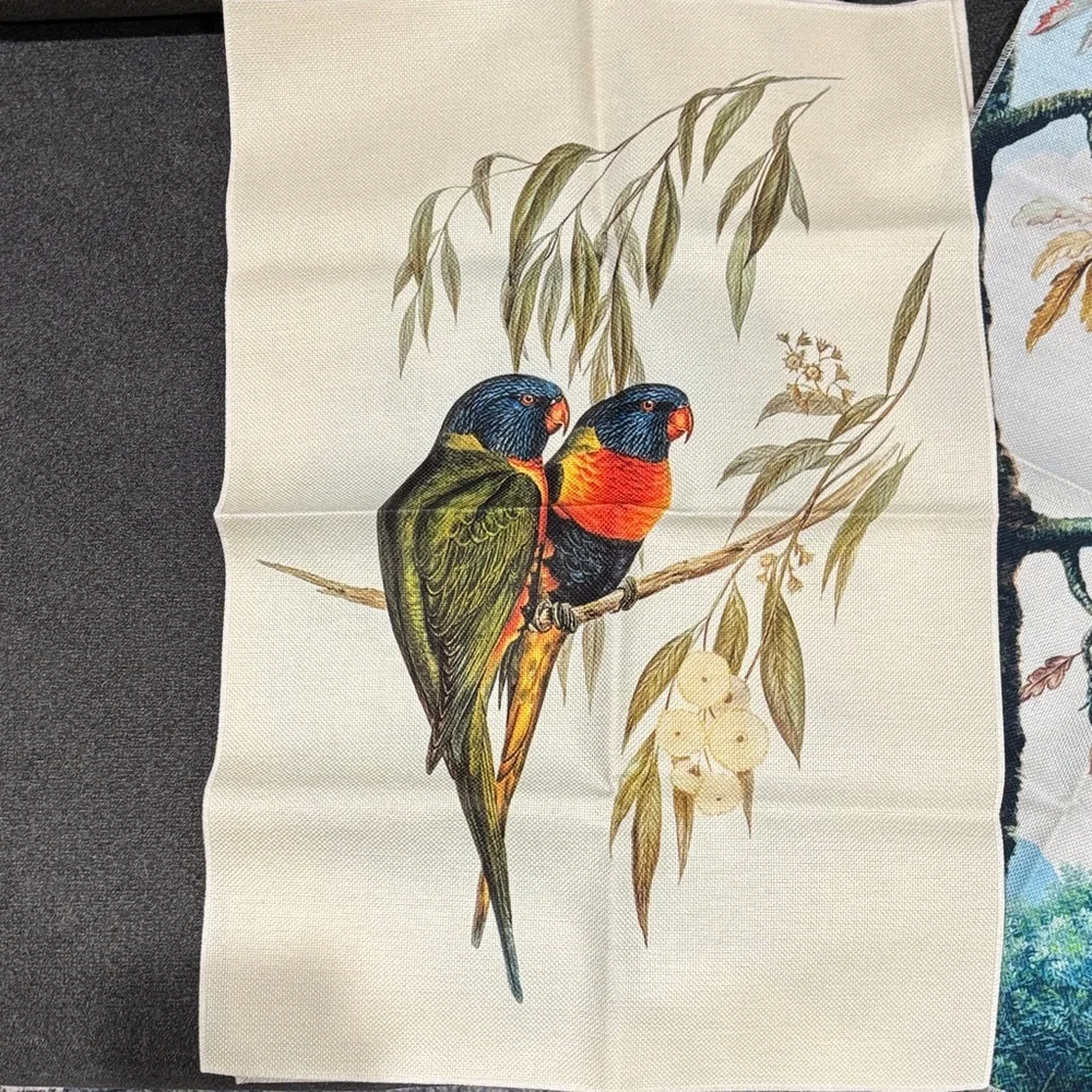 Colorful Bird and Tree Print Set - Picture 2 of 4
